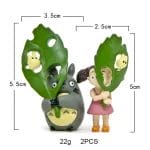 My Neighbor Totoro and Mei Miniature Figurines 2pcs/set Ghibli Store ghibli.store