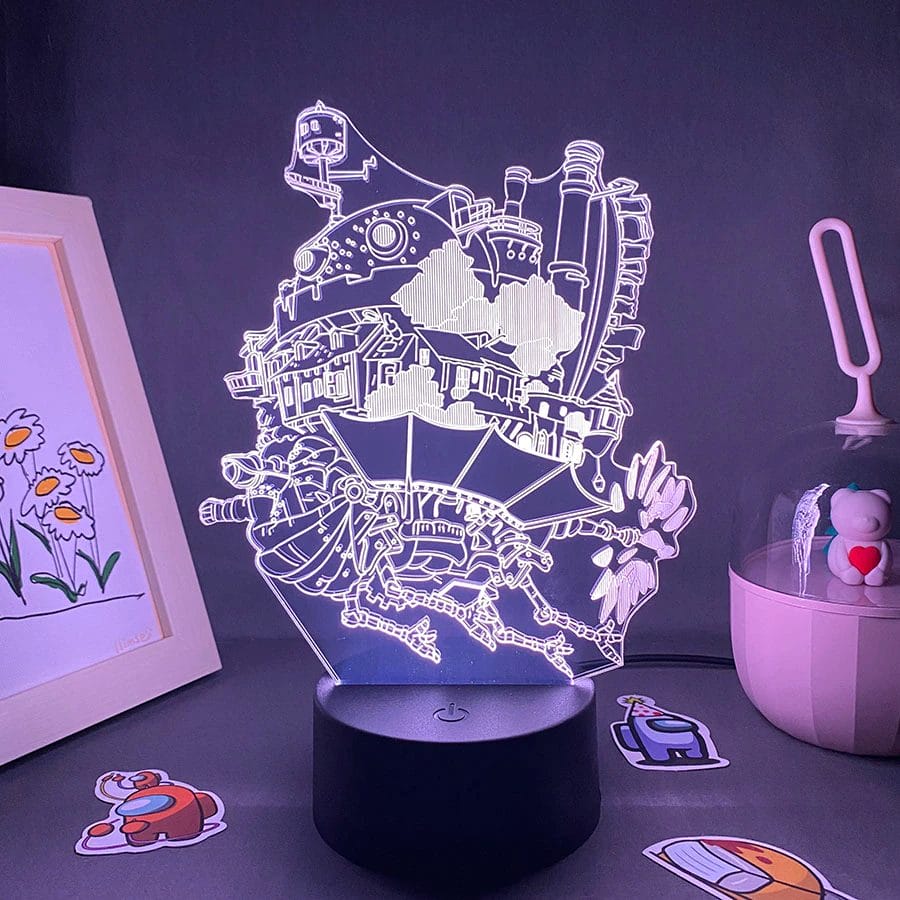 Howl's Moving Castle Night Light Multi-Color Changing - Ghibli Store