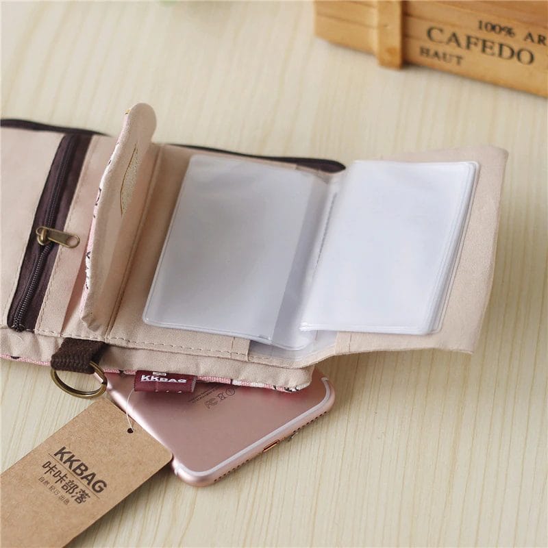 Canvas Wallets & Card Cases for Women