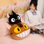 My Neighbor Totoro Catbus & KiKi’s Delivery Service Jiji Stuffed Pillow Ghibli Store ghibli.store