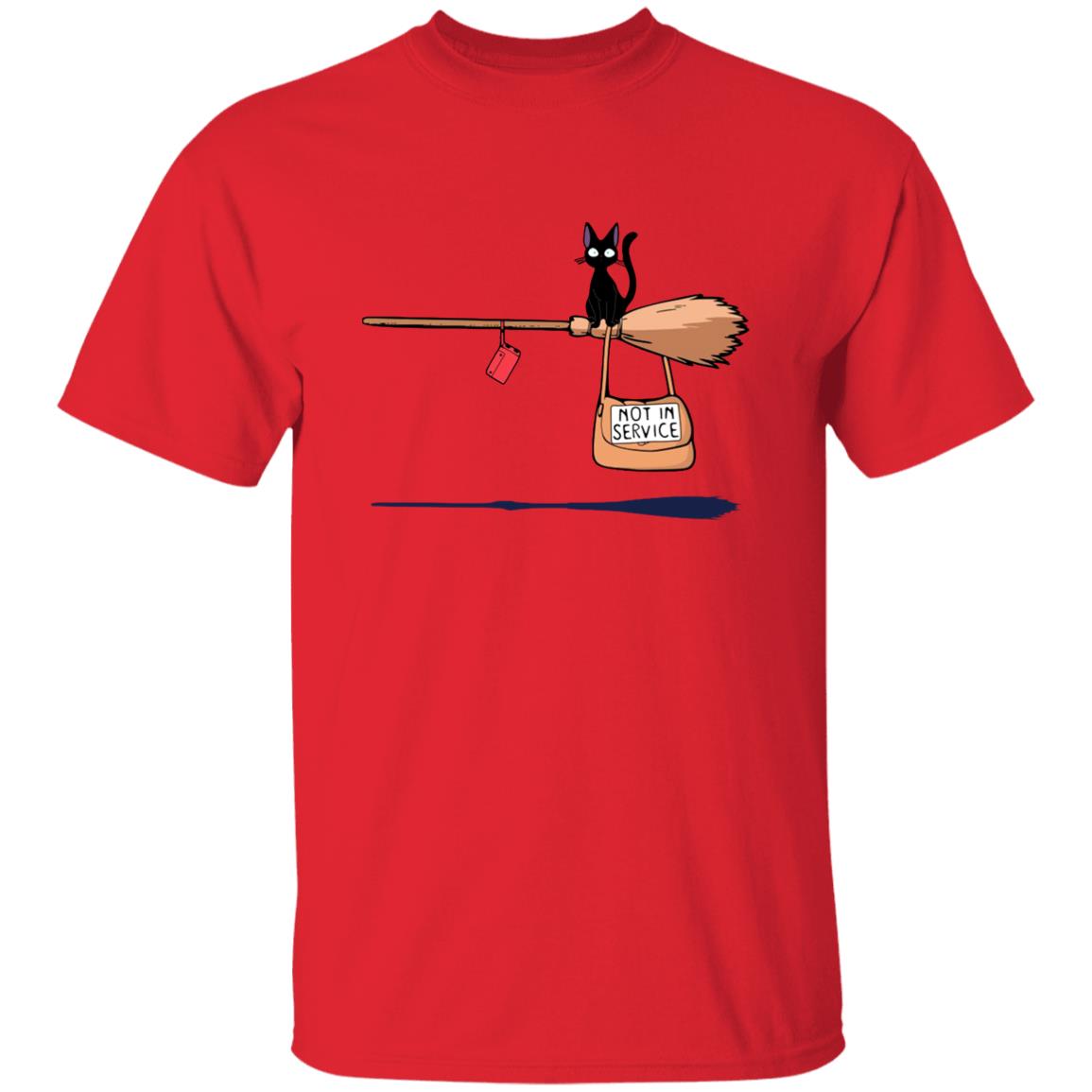 Kiki's Delivery Service - Not in Service T Shirt - Ghibli Store Kiki's Delivery Service - Not in Service T Shirt - Ghibli Store