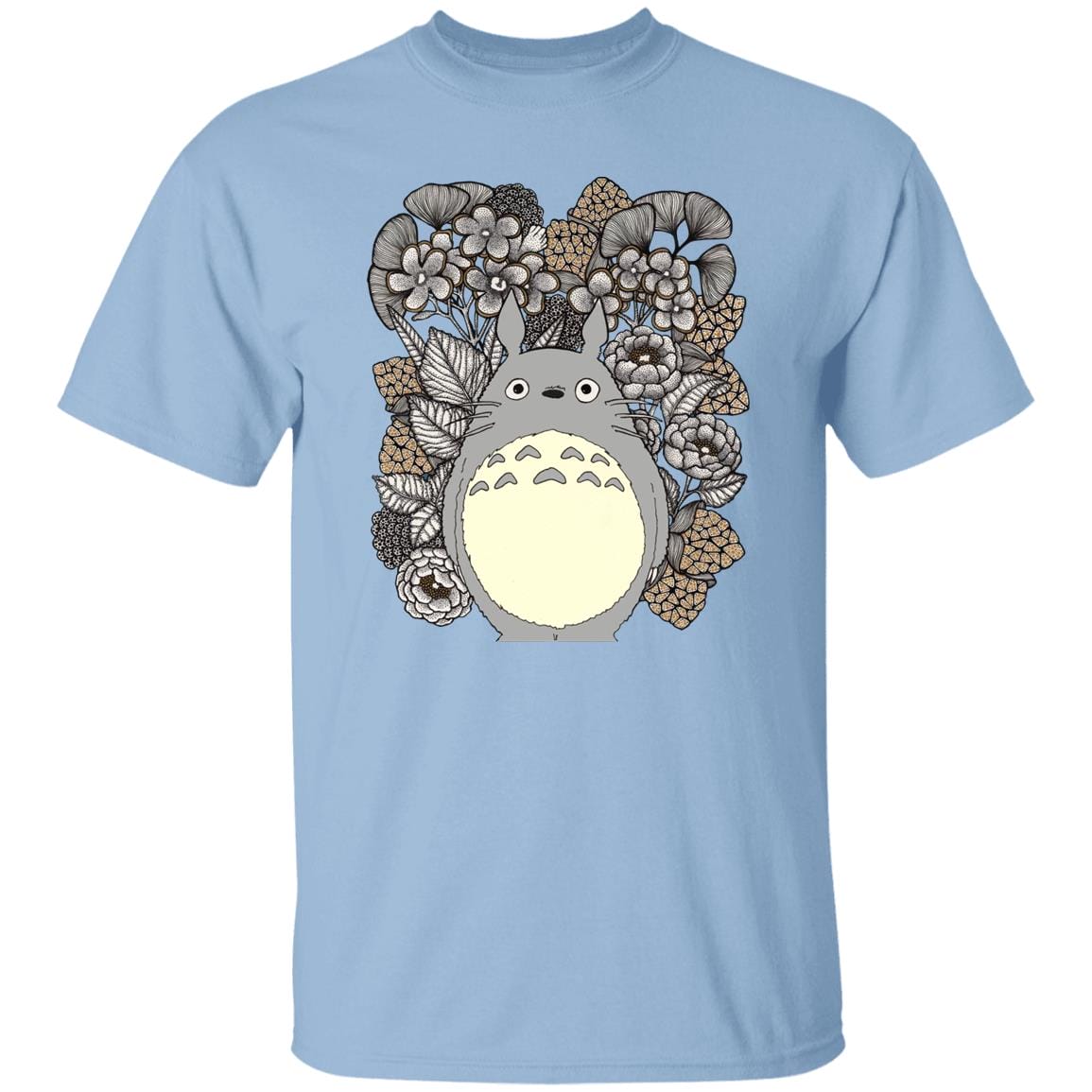 Totoro and Flowers Fanart T Shirt