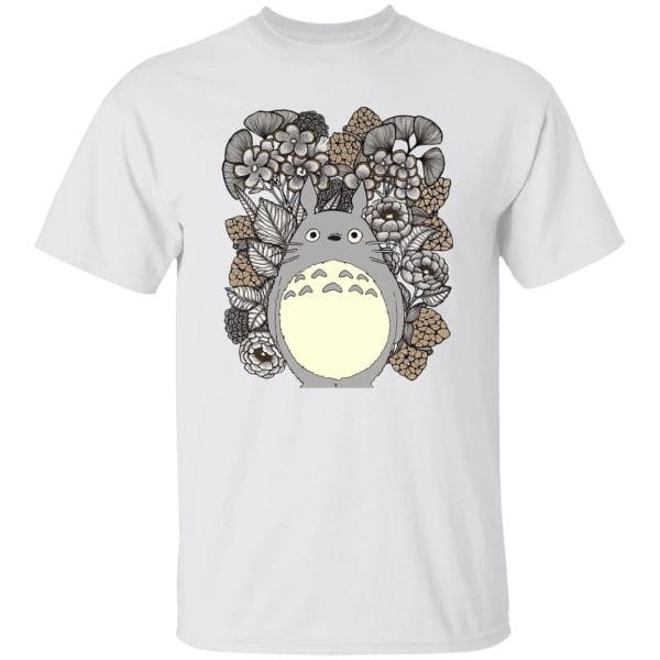Totoro and Flowers Fanart T Shirt Ghibli Store ghibli.store