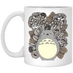 Totoro and Flowers Fanart Mug 11Oz