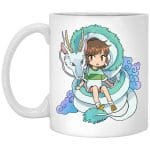 Spirited Away Chihiro and The Dragon Chibi Mug 11Oz