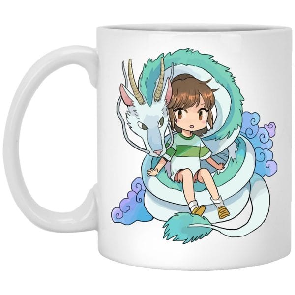 Spirited Away Chihiro and The Dragon Chibi Mug