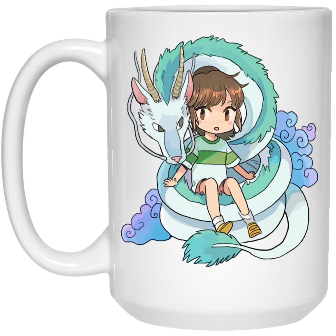 Spirited Away Chihiro and The Dragon Chibi Mug - Ghibli Store