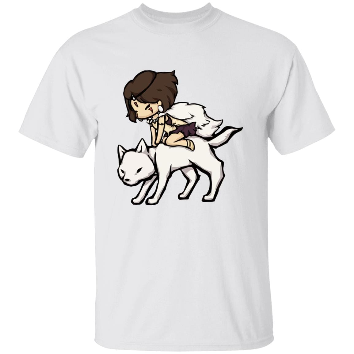 Princess Mononoke and the Wolf Chibi T Shirt