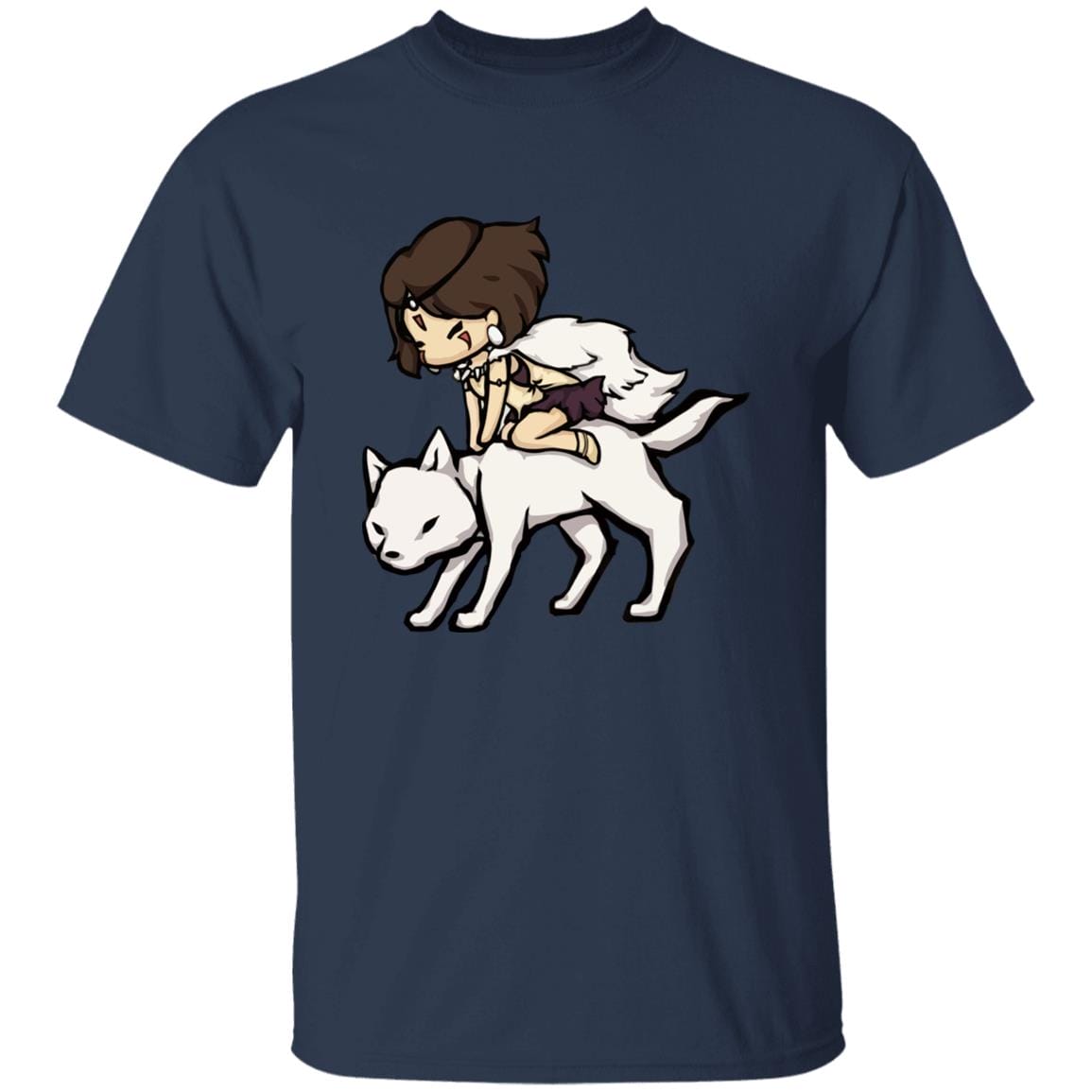 Princess Mononoke and the Wolf Chibi T Shirt