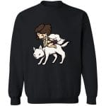 Princess Mononoke and the Wolf Chibi Sweatshirt