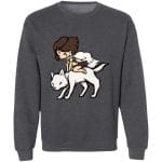 Princess Mononoke and the Wolf Chibi Sweatshirt