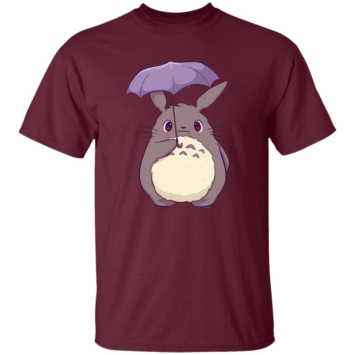 Totoro and Umbrella Cute T Shirt Ghibli Store ghibli.store