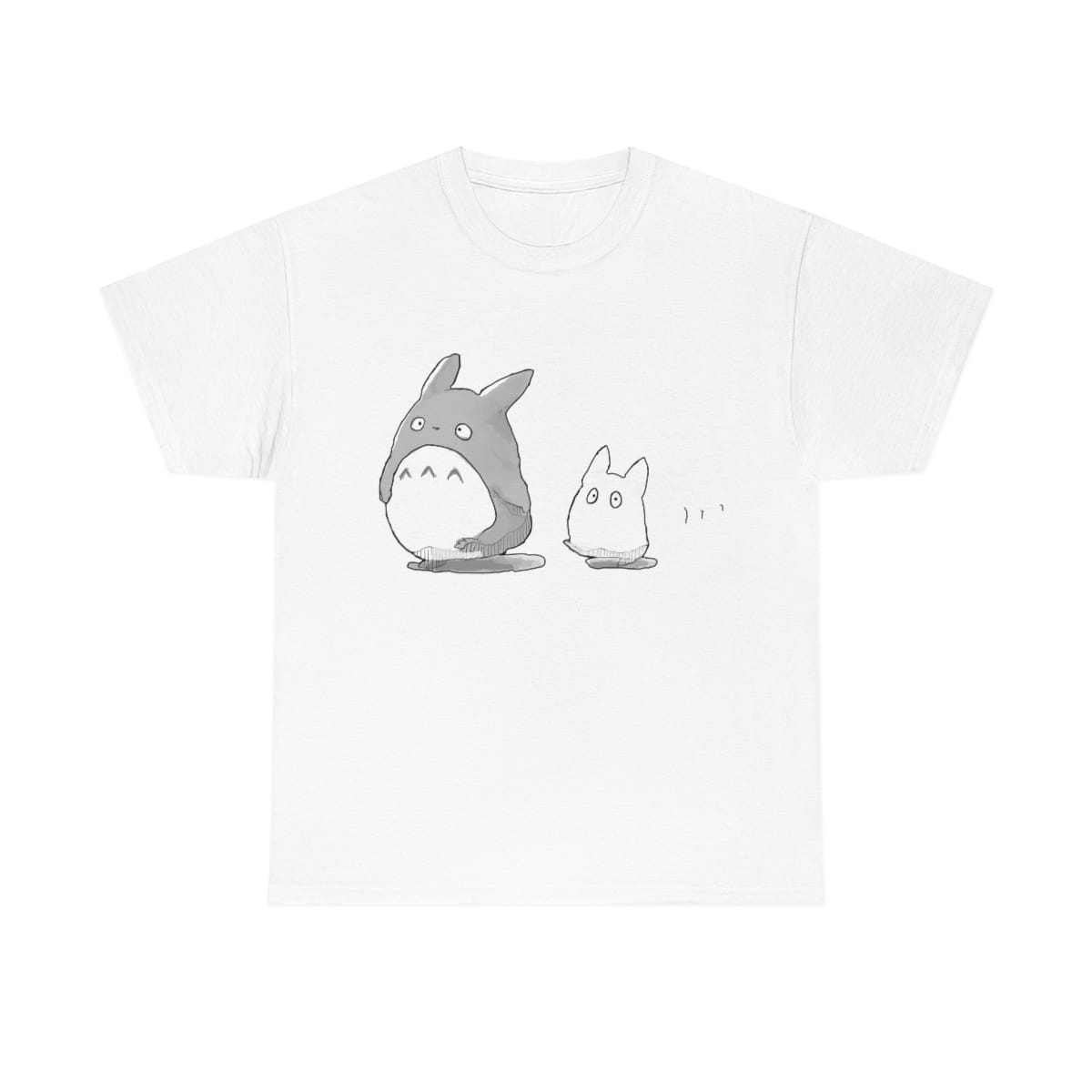 Walking Mini Totoro T Shirt