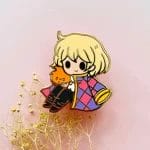 Howl’s Moving Castle – Cute Magician Howl And Calcifer Badge Pin Ghibli Store ghibli.store