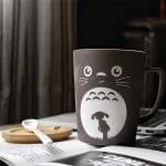 My Neighbor Totoro Ceramic Mug With Spoon And Wooden Lid