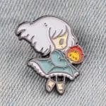 Howl’s Moving Castle – Chibi Sophie And Calcifer Badge Pin