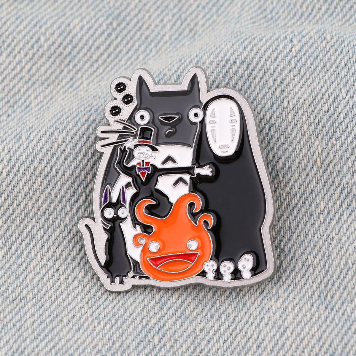 Ghibli Characters Enamel Badge Pin