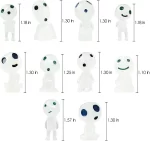 Princess Mononoke Kodama Tree Spirits Luminous Figures 10pcs/set Ghibli Store ghibli.store