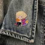 Howl’s Moving Castle – Cute Magician Howl And Calcifer Badge Pin Ghibli Store ghibli.store