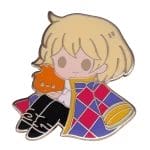 Howl’s Moving Castle – Cute Magician Howl And Calcifer Badge Pin Ghibli Store ghibli.store