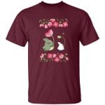 The Mini Totoro and Flowers T Shirt