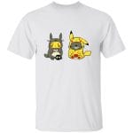 Totoro and Pikachu Cosplaying T Shirt Totoro and Pikachu Cosplaying T Shirt