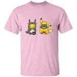 Totoro and Pikachu Cosplaying T Shirt