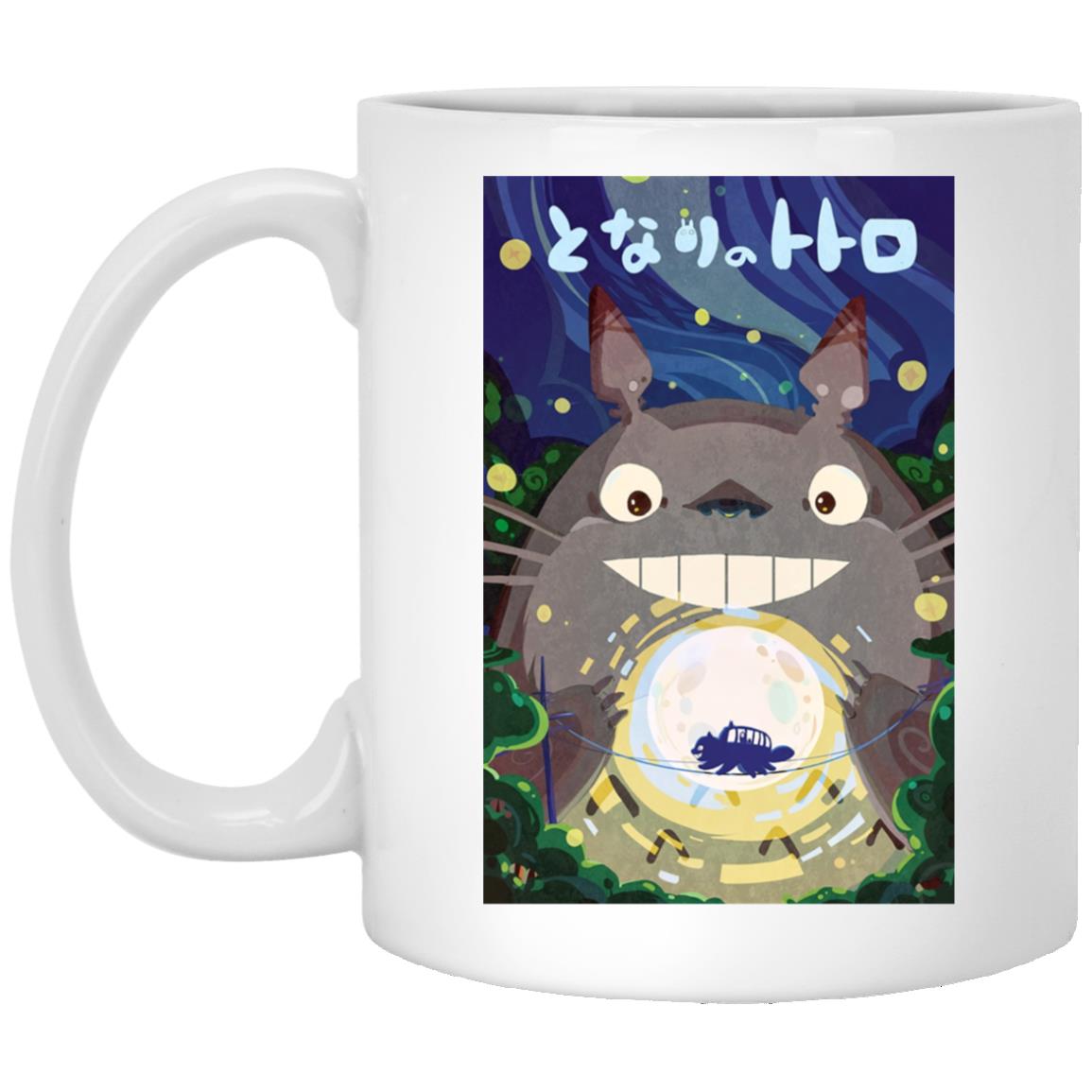 Totoro Holding the Catbus Mug