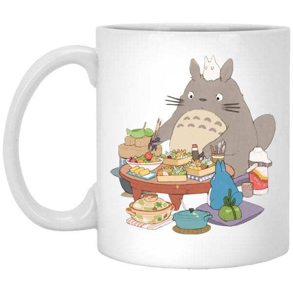 Totoro Holding the Catbus Mug