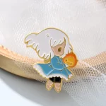 Howl’s Moving Castle – Kawaii Chibi Sophie And Howl Badge Pin