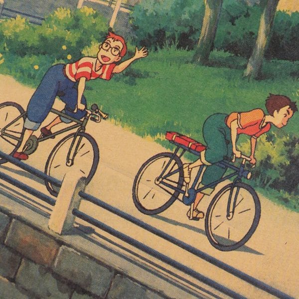 Kiki’s Delivery Service Kraft Paper Vintage Poster Ghibli Store ghibli.store