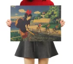 Kiki’s Delivery Service Kraft Paper Vintage Poster Ghibli Store ghibli.store