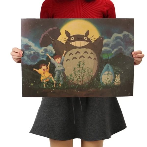 My Neighbor Totoro Kraft Paper Poster Ghibli Store ghibli.store