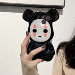 Spirited Away No Face Bear Plastic Silicone iPhone Case