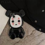 Spirited Away No Face Bear Plastic Silicone iPhone Case Ghibli Store ghibli.store