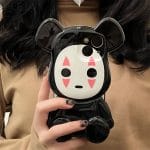 Spirited Away No Face Bear Plastic Silicone iPhone Case Ghibli Store ghibli.store