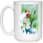 Princess Mononoke Watercolor Style 2 Mug 15Oz