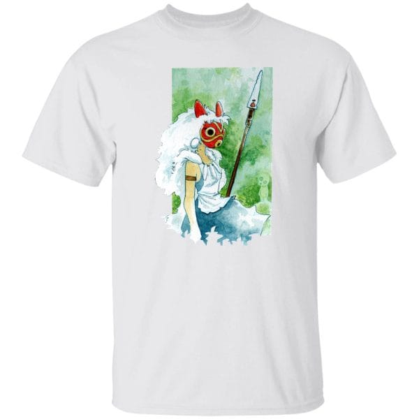 Princess Mononoke Watercolor Style 2 T Shirt Ghibli Store ghibli.store