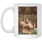 Princess Mononoke Wolf Riding Fanart Mug 11Oz