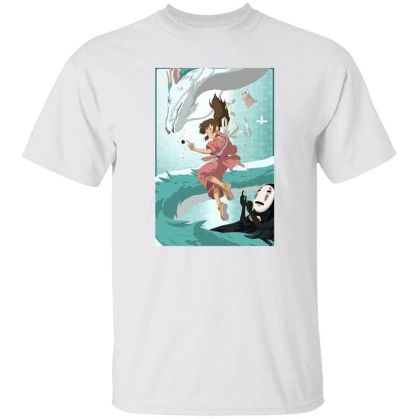 Spirited Away – Sen and Haku under Water T Shirt Ghibli Store ghibli.store
