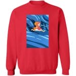Ponyo Upon the Sea Sweatshirt Ghibli Store ghibli.store