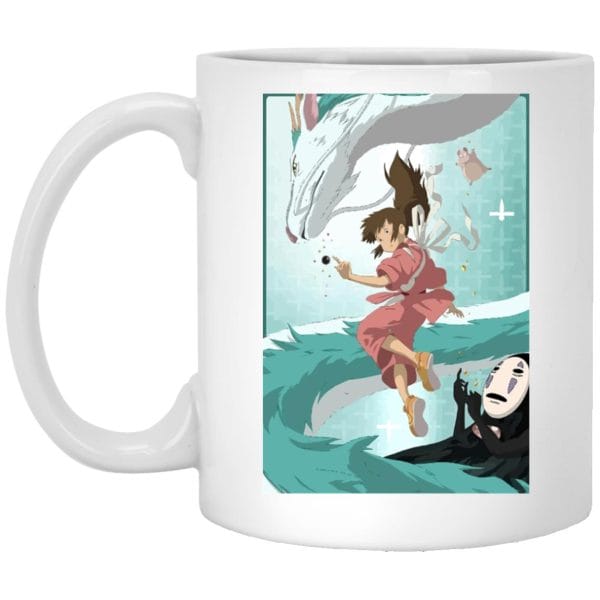 Princess Mononoke Watercolor Mug Ghibli Store ghibli.store