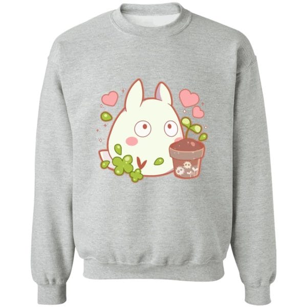 Mini White Totoro Hoodie Ghibli Store ghibli.store