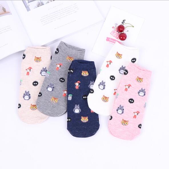 My Neighbor Totoro Harajuku Style Unisex Socks Ghibli Store ghibli.store