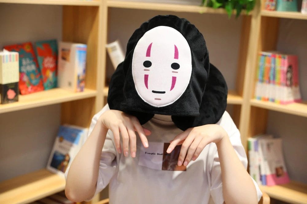 Spirited Away No Face Man U Shape Pillow Ghibli Store ghibli.store