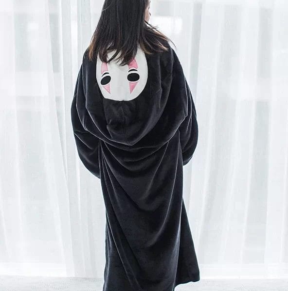 Spirited Away No Face Man Flannel Cosplay Costume Ghibli Store ghibli.store