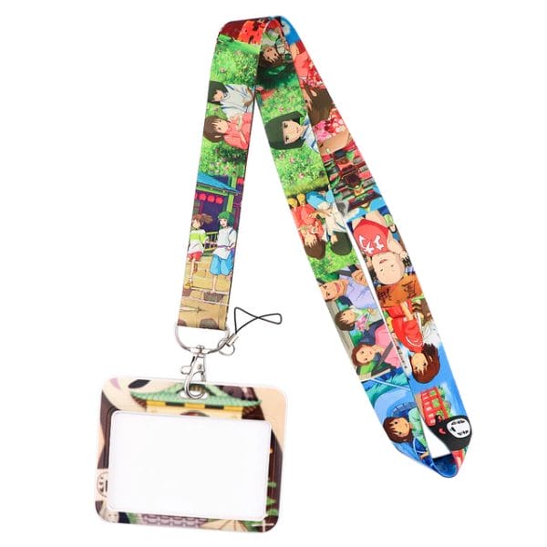 Spirited Away Lanyard For Keychain ID Card Holder Horizontal and Vertical