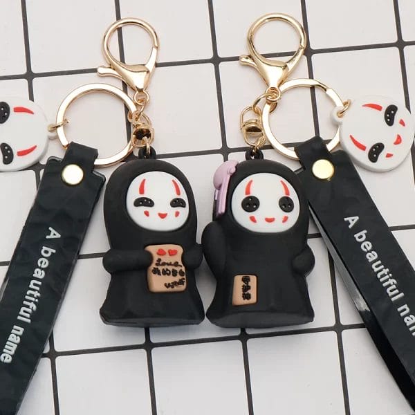 Spirited Away No Face Man Chibi Figure Keychain Ghibli Store ghibli.store