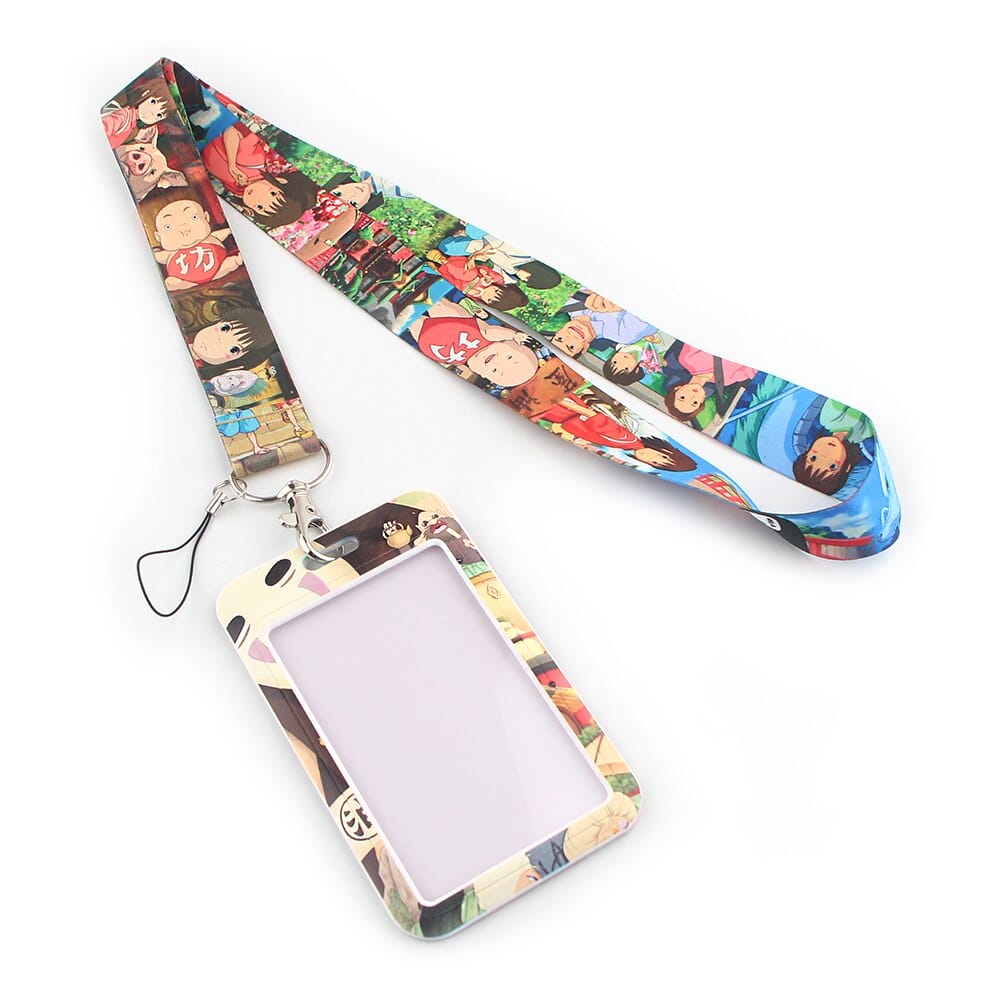 Spirited Away Lanyard For Keychain ID Card Holder Horizontal Spirited Away Lanyard For Keychain ID Card Holder Horizontal