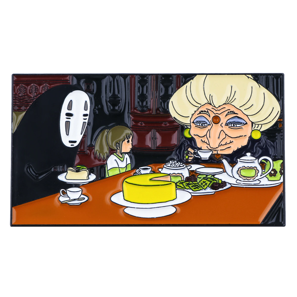 Spirited Away – Tea Time Badge Pin Ghibli Store ghibli.store